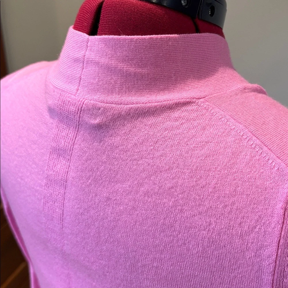 Pristine 🌷 Banana Republic Bubblegum Pink Open Wool Cardigan Sz S - Picture 6 of 10